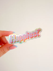 Happiest Barbie Sticker