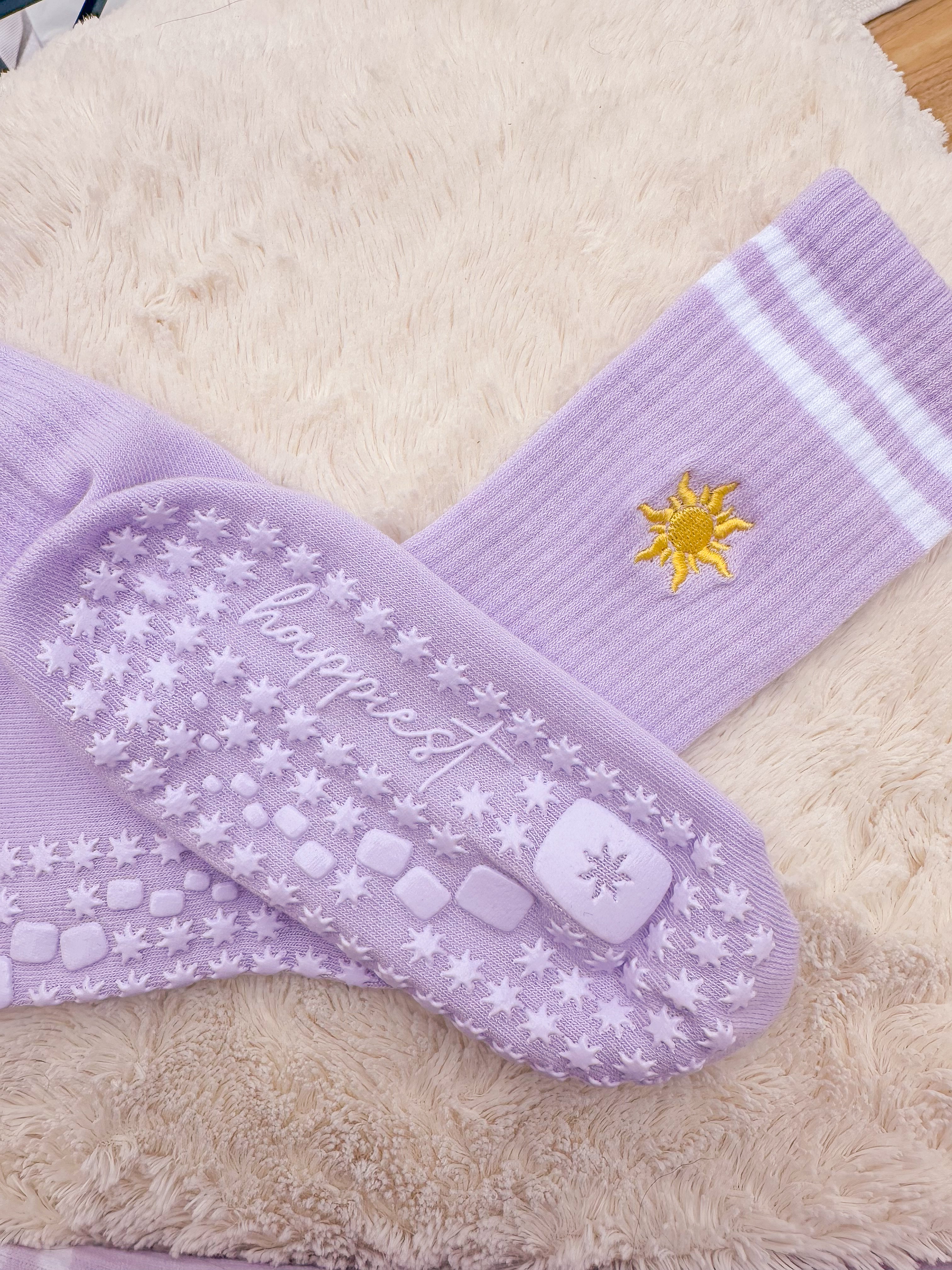 Floating Lanterns Grip Socks