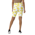 Load image into Gallery viewer, Yellow Cow Biker Shorts
