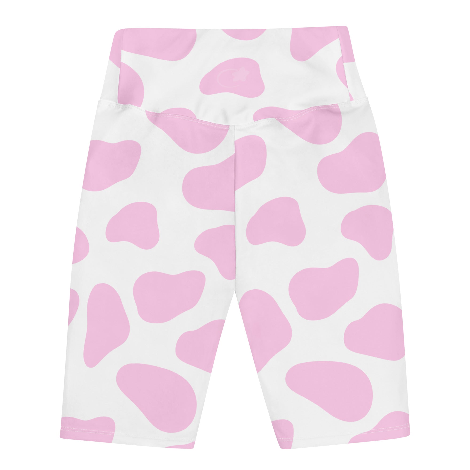 Pink Cow Biker Shorts