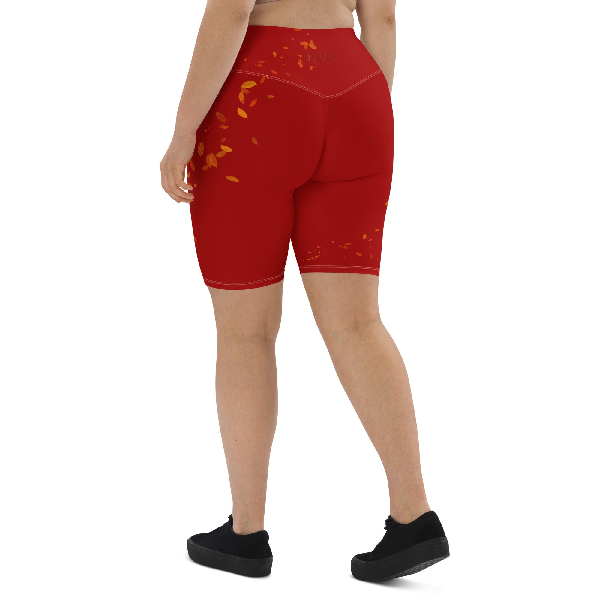 Red Biker Shorts