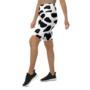 Cow Biker Shorts
