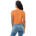 Load image into Gallery viewer, Orange Soda All-Over Print Crop Tee
