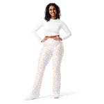 Load image into Gallery viewer, Spring Daisy Flare leggings
