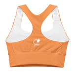 Load image into Gallery viewer, Orange Soda Longline sports bra
