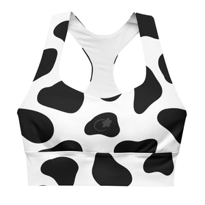 Cow Longline sports bra