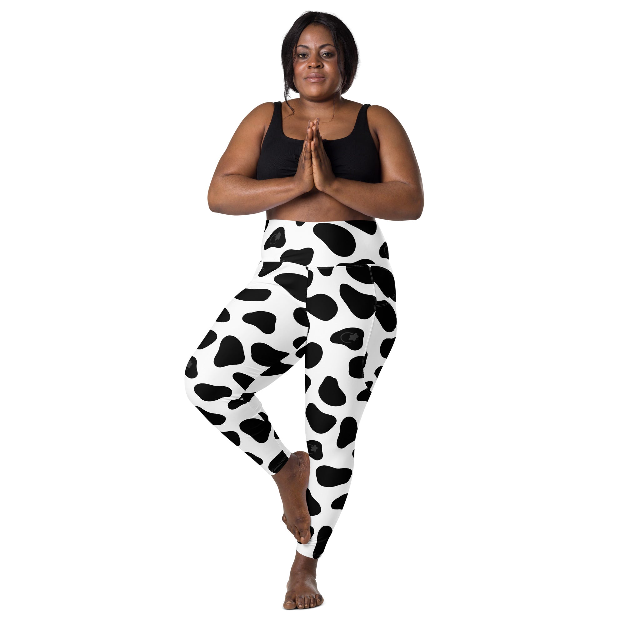 Cow Leggings with pockets