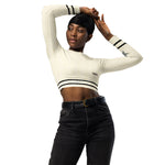 Load image into Gallery viewer, Folklore Recycled long-sleeve crop top
