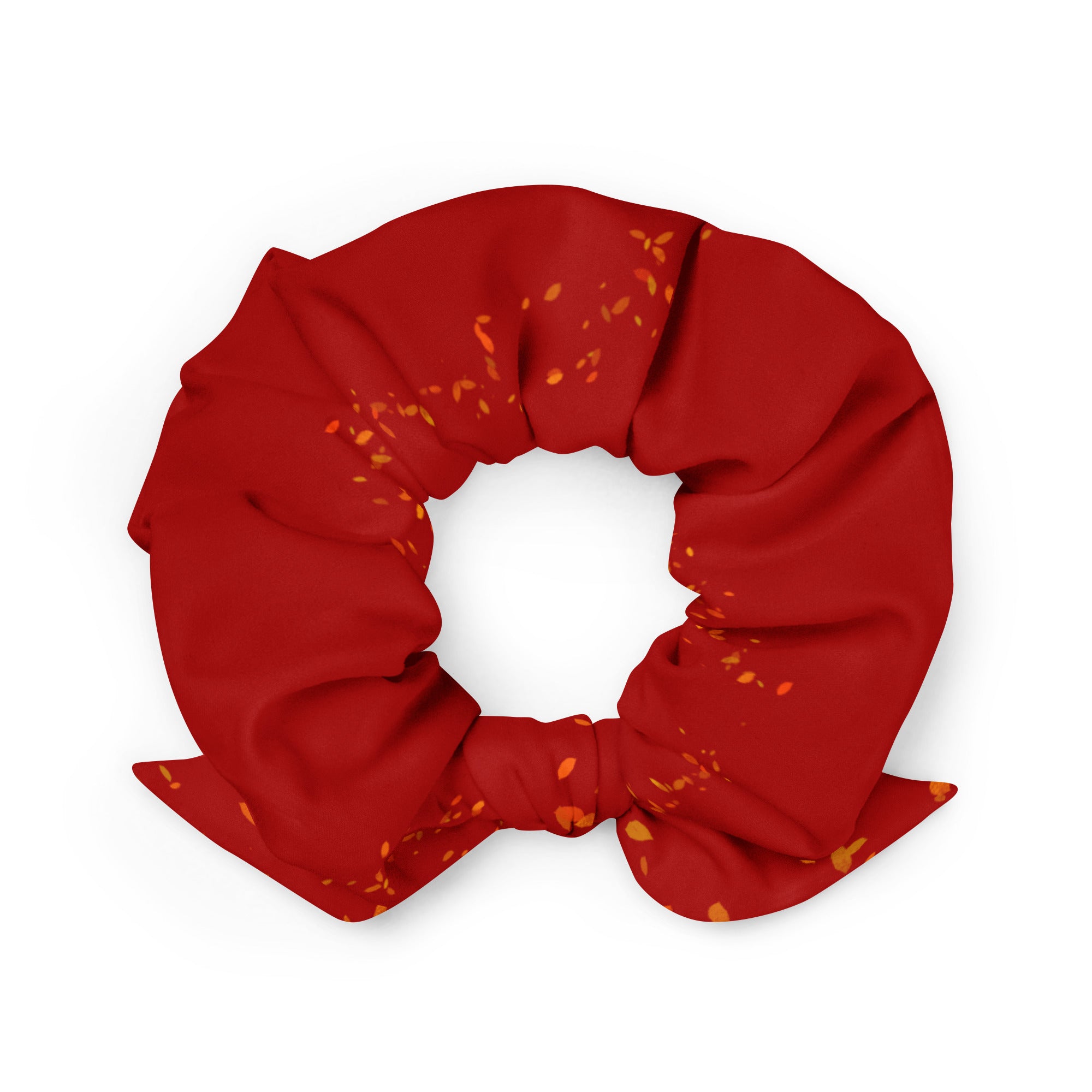 Red Recycled Scrunchie