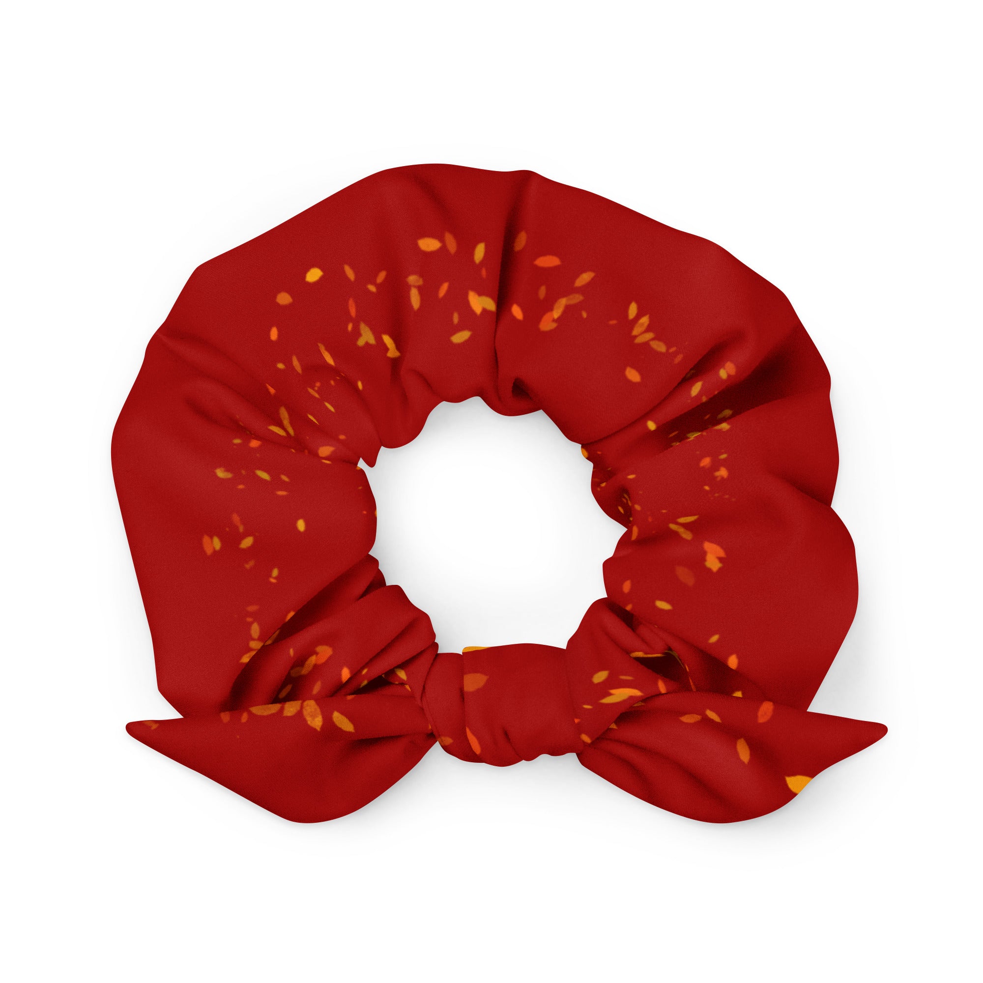 Red Recycled Scrunchie