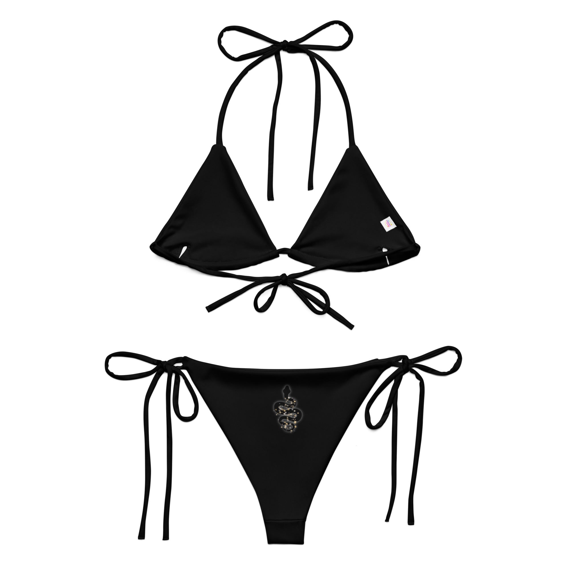 Reputation All-over print recycled string bikini