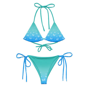 Debut All-over print recycled string bikini