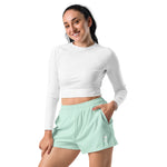 Load image into Gallery viewer, Mint Women’s Recycled Athletic Shorts
