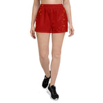 Load image into Gallery viewer, Red Women’s Recycled Athletic Shorts
