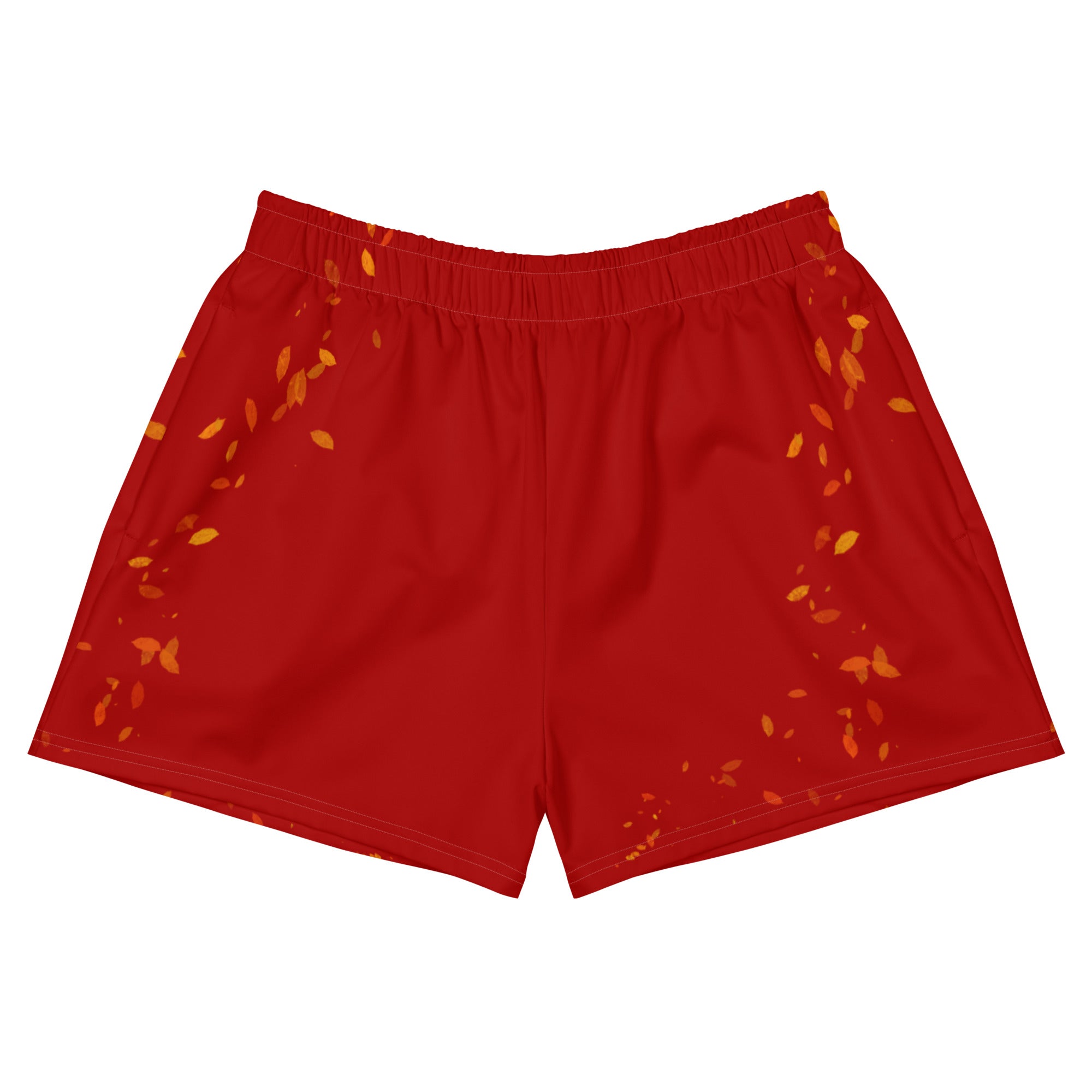 Red Women’s Recycled Athletic Shorts