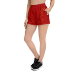 Load image into Gallery viewer, Red Women’s Recycled Athletic Shorts
