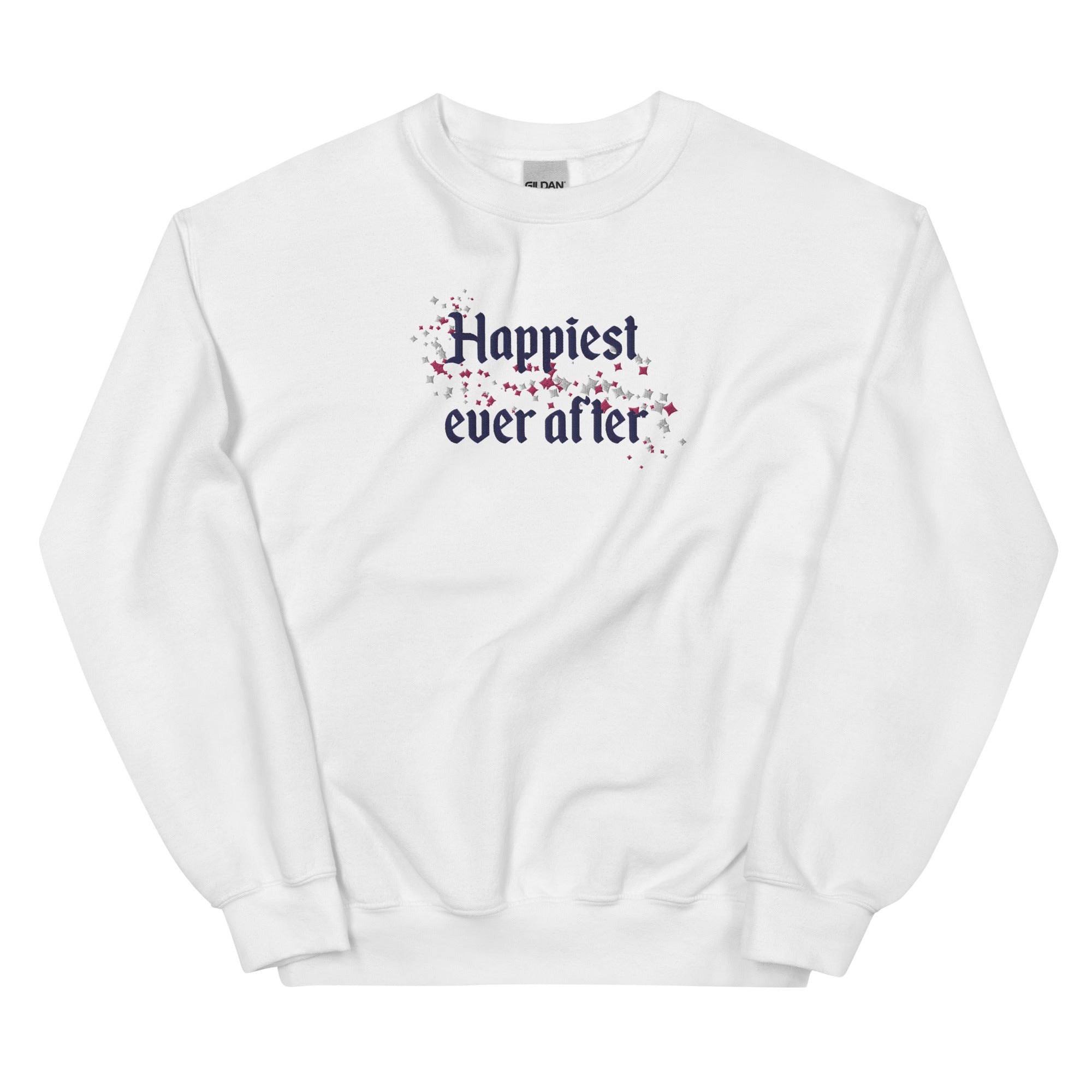 Happiest Ever After Embroidered Unisex Sweatshirt