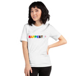 Load image into Gallery viewer, Happiest Pride Unisex t-shirt
