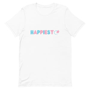 Happiest Trans Flag Unisex t-shirt