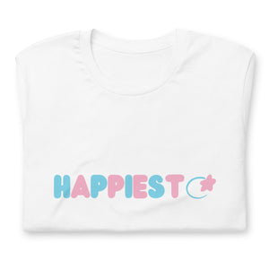 Happiest Trans Flag Unisex t-shirt