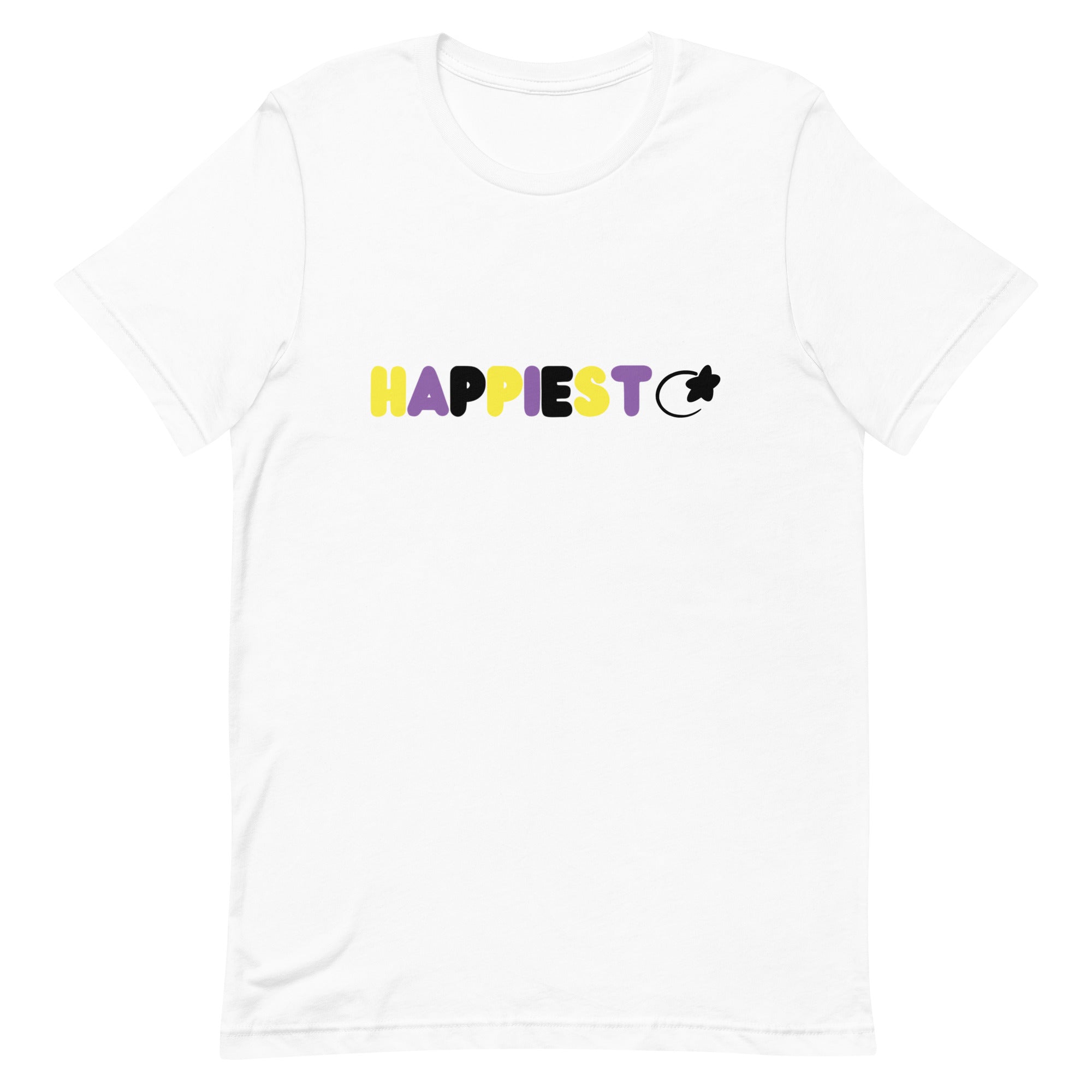 Happiest Non-Binary Flag Unisex t-shirt