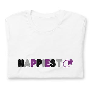 Happiest Asexual Flag Unisex t-shirt