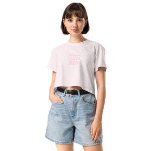 But Daddy Women’s crop top