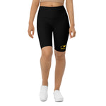 Load image into Gallery viewer, Happiest Black Biker Shorts

