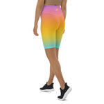 Load image into Gallery viewer, Happiest Rainbow Biker Shorts
