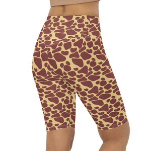 Giraffe Biker Shorts