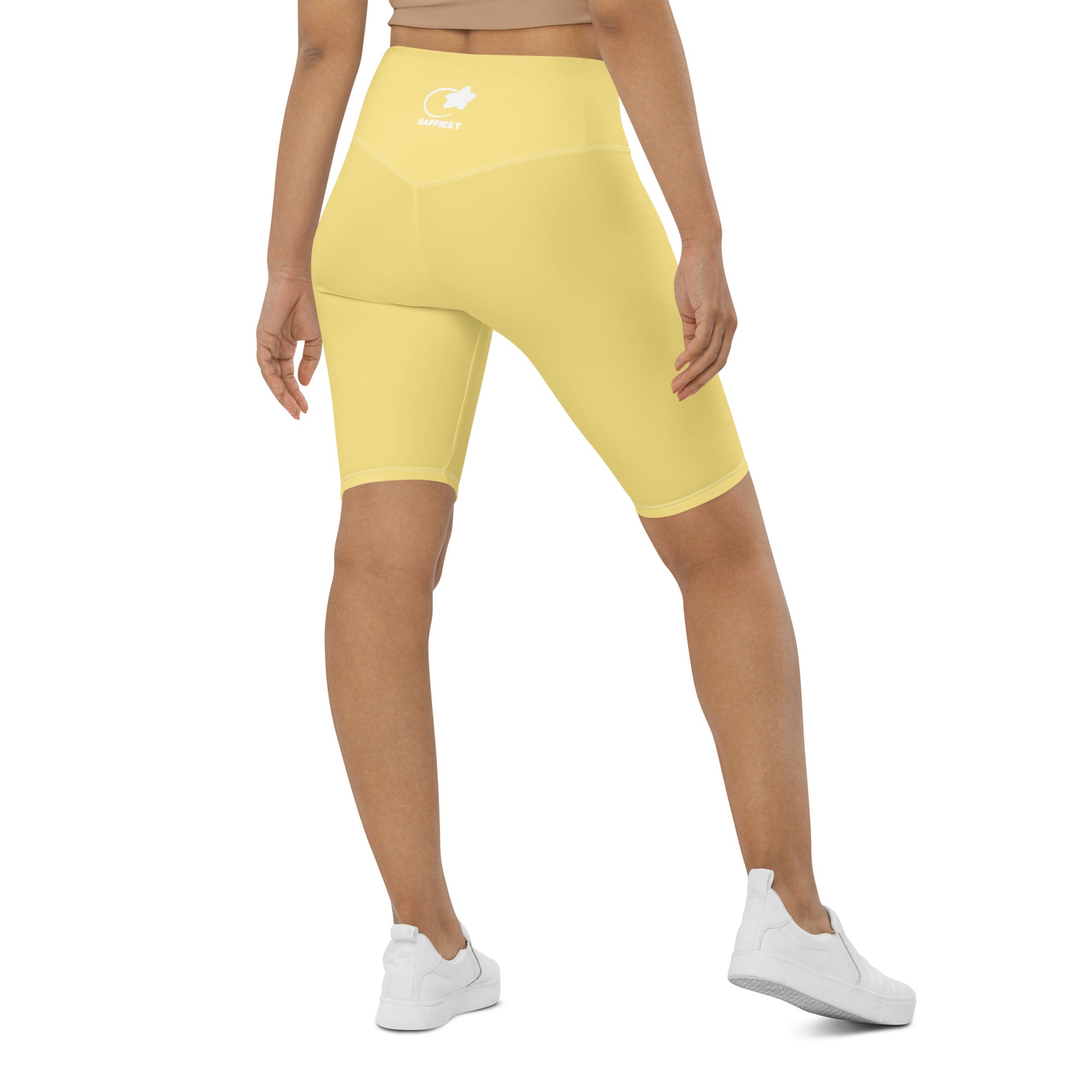 Lemon Biker Shorts