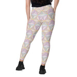 Load image into Gallery viewer, Rainbow Spaceship Leggings with pockets
