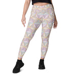 Load image into Gallery viewer, Rainbow Spaceship Leggings with pockets
