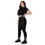 Load image into Gallery viewer, Happiest Black Leggings with pockets
