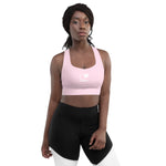 Load image into Gallery viewer, Rose Longline sports bra
