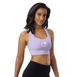 Load image into Gallery viewer, Lavender Longline sports bra
