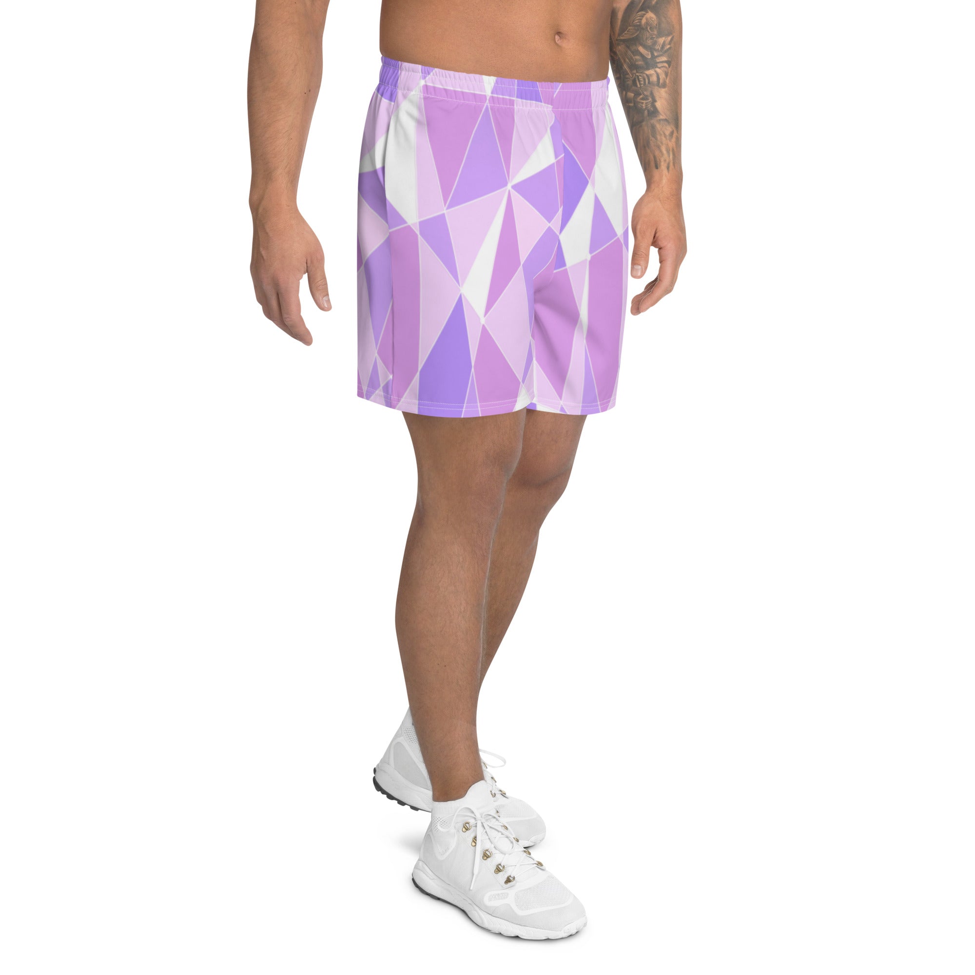 Galactic Purple Men's Recycled Athletic Shorts