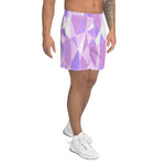 Load image into Gallery viewer, Galactic Purple Men&#39;s Recycled Athletic Shorts
