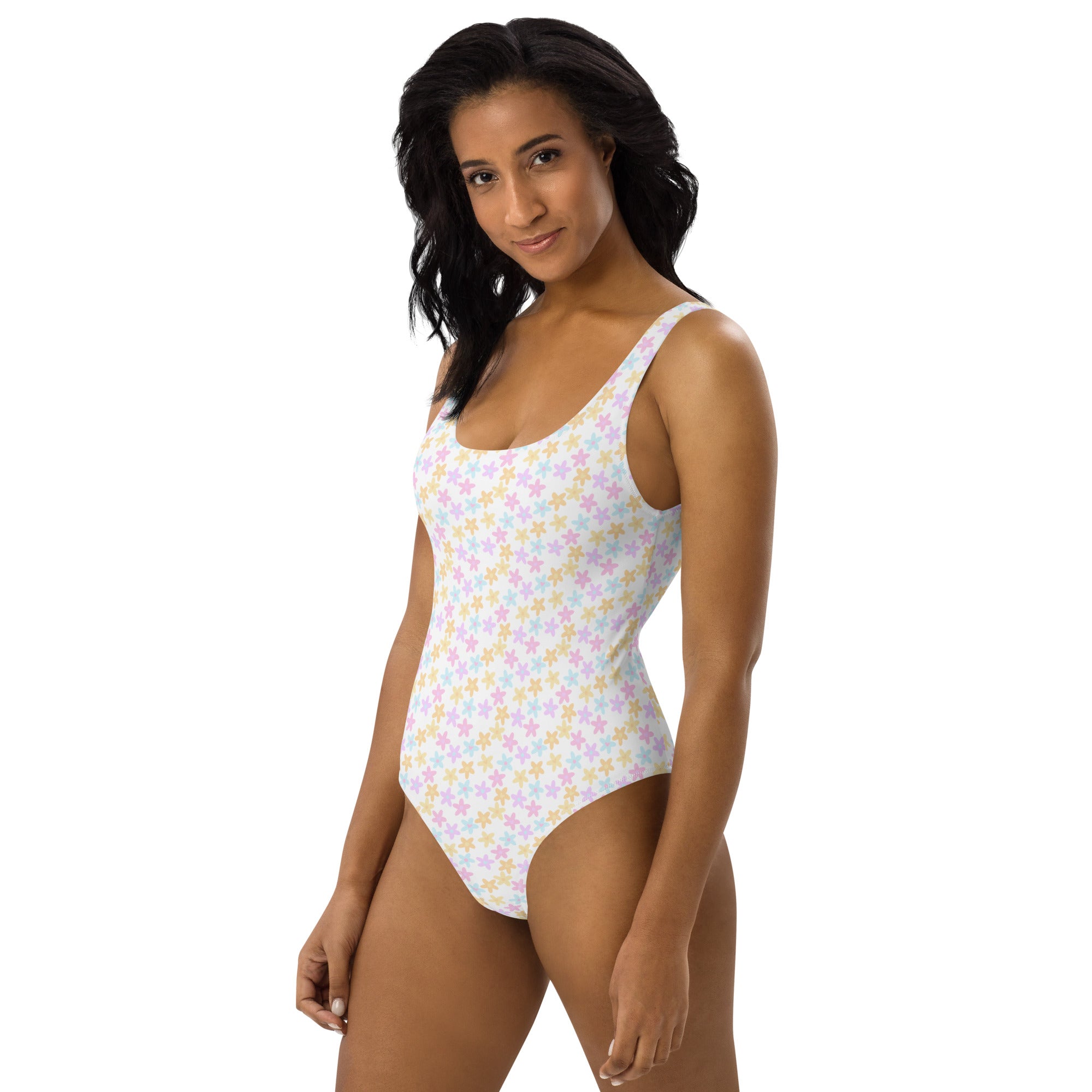 Spring Daisy One-Piece Swimsuit