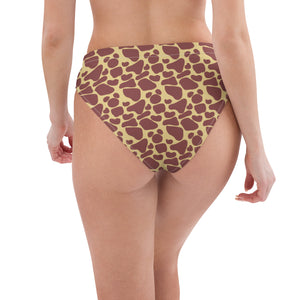 Giraffe Recycled high-waisted bikini bottom
