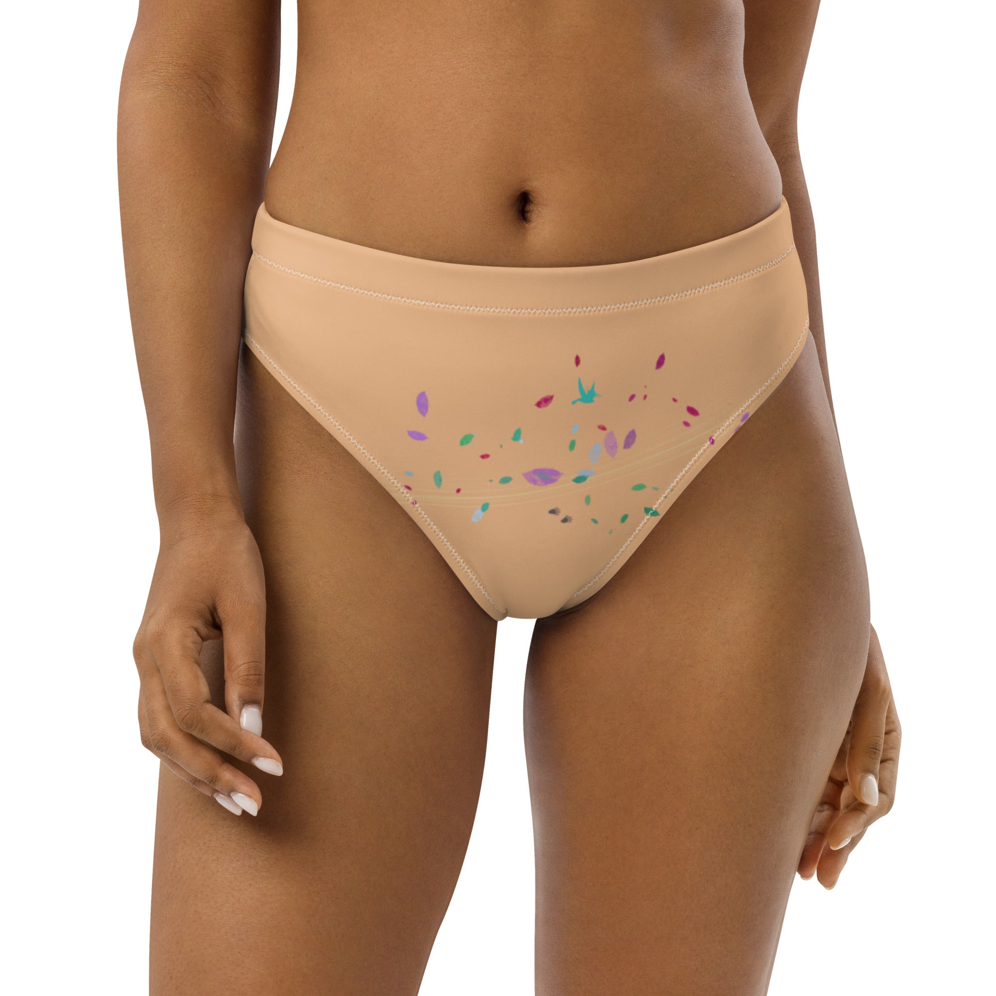 Poca Recycled high-waisted bikini bottom