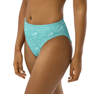 Jasmine Recycled high-waisted bikini bottom