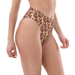 Load image into Gallery viewer, Giraffe Recycled high-waisted bikini bottom
