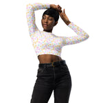 Load image into Gallery viewer, Spring Daisy Recycled long-sleeve crop top
