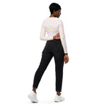 Load image into Gallery viewer, Spring Daisy Recycled long-sleeve crop top

