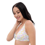 Load image into Gallery viewer, Spring Daisy Recycled padded bikini top
