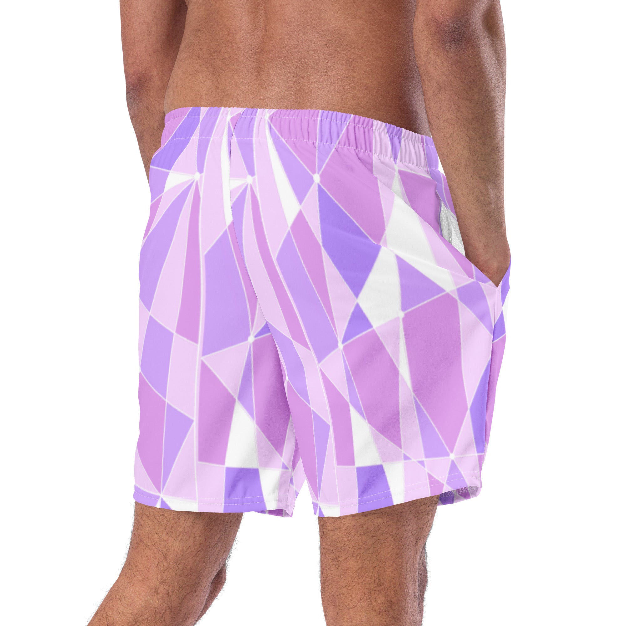 Galactic Purple Men's swim trunks