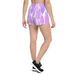 Load image into Gallery viewer, Galactic Purple Women&#39;s Athletic Short Shorts
