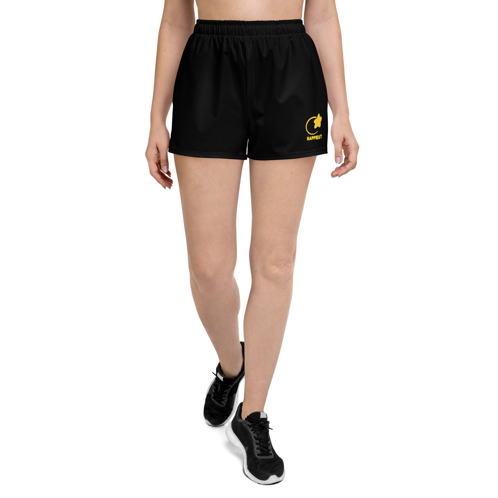 Happiest Black Women’s Recycled Athletic Shorts