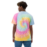 Load image into Gallery viewer, Happiest Oversized tie-dye t-shirt
